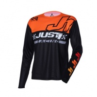 Camiseta JUST1 J-COMMAND COMPETITION NEGRO / NARANJA